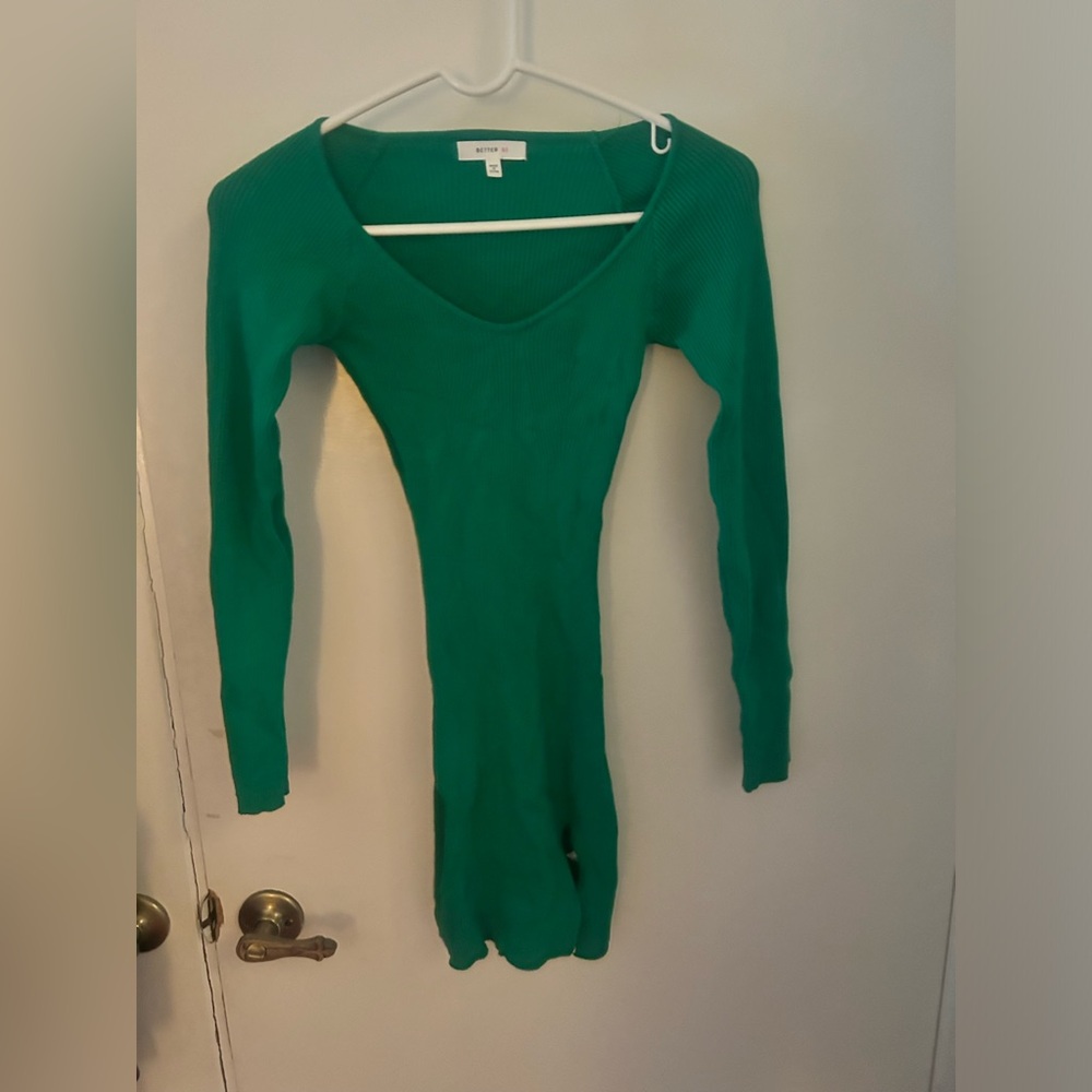 Small green tight dress